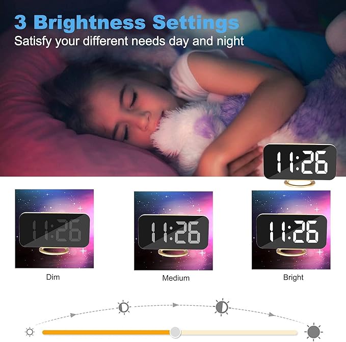 MirraTime™ Digital Alarm Clock