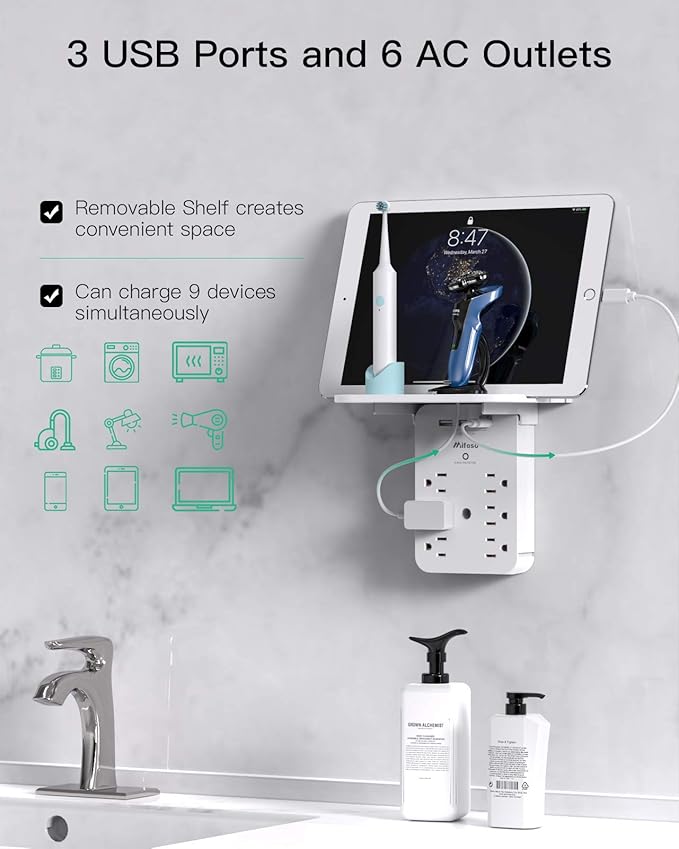 PowerNest™ Multi Plug Outlet Extender