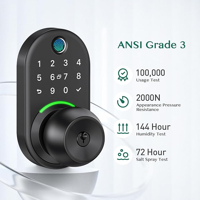 SafeCore™ 5-in-1 Smart Door Lock