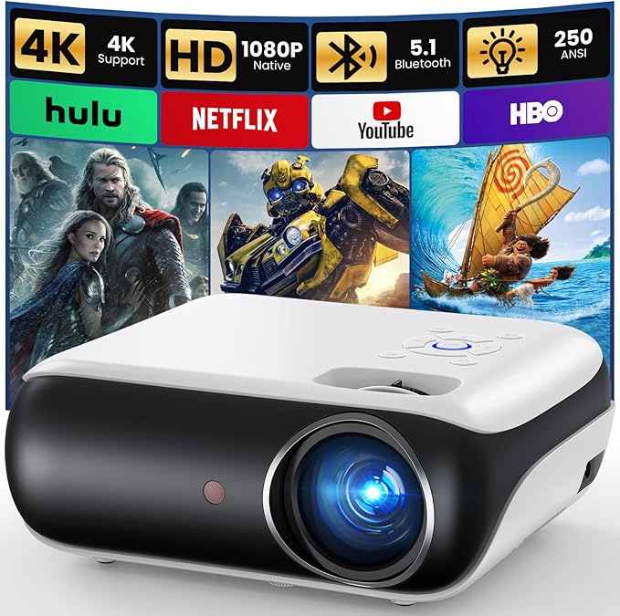 Happrun H1™ Full HD Bluetooth Projector